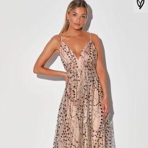 Lulu's Luminous Night Taupe Glitter Sequin…